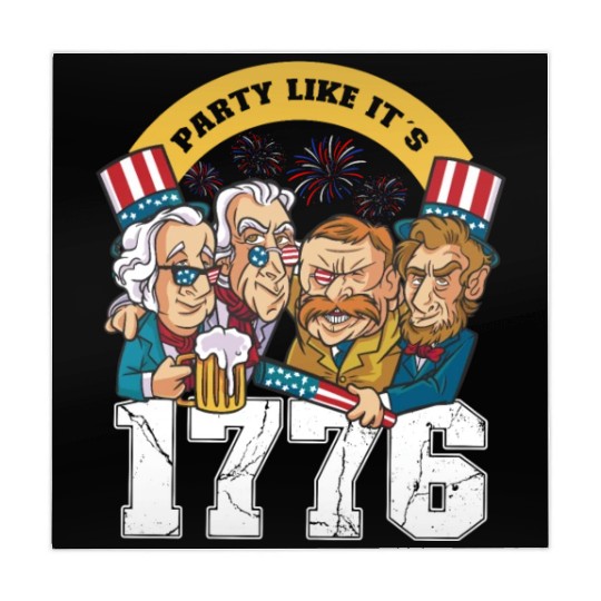 Party like it's 1776 USA Presidents Patriot Mahjong Mats