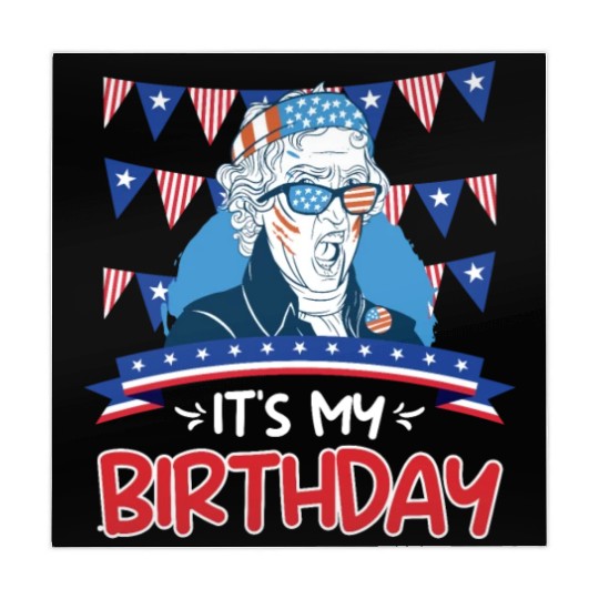 Its my Birthday Independence Day George Washington Mahjong Mats