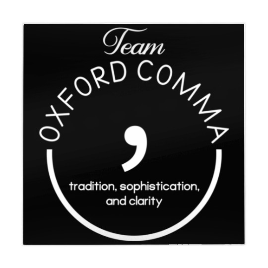 Team Oxford Comma Grammar And Punctuation Mahjong Mats