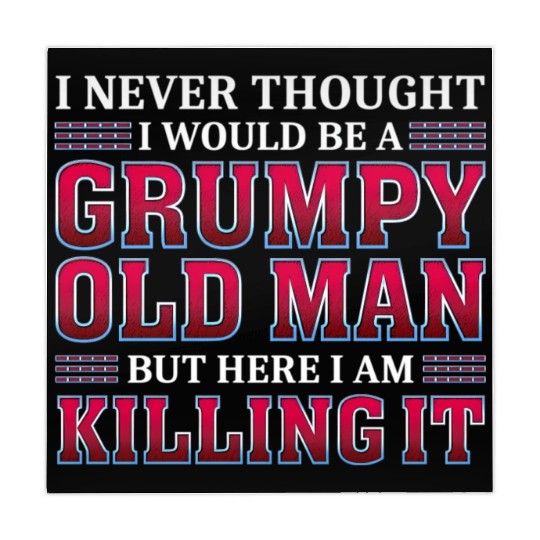 Grumpy Old ing It Grandpa Mahjong Mats
