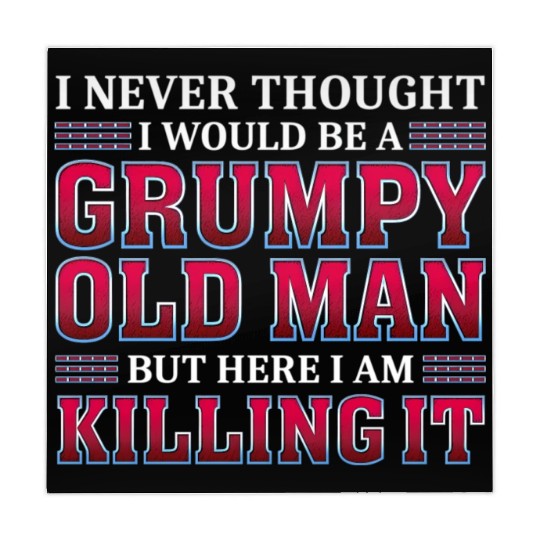 Grumpy Old ing It Grandpa Mahjong Mats
