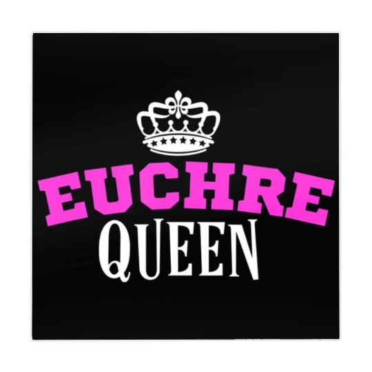 Euchre Card Game Queen Mom Gift Aunt Hearts Mahjong Mats