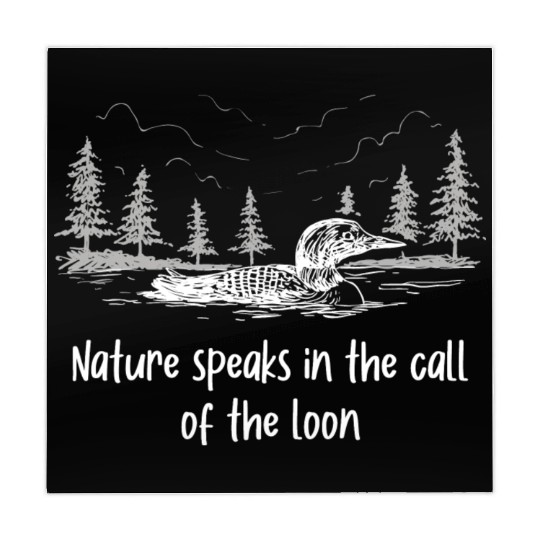 Nature Speaks Loon Bird Watching Loons Mahjong Mats