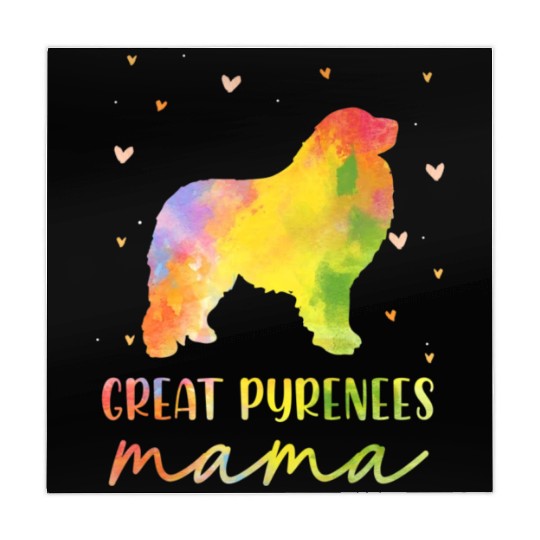 Great Pyrenees Mom Colorful Great Pyrenees Gifts Mahjong Mats
