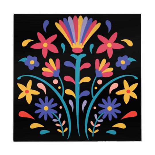 Flower Painting Mahjong Mats