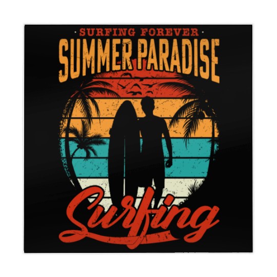 surfing Mahjong Mats - summer paradise