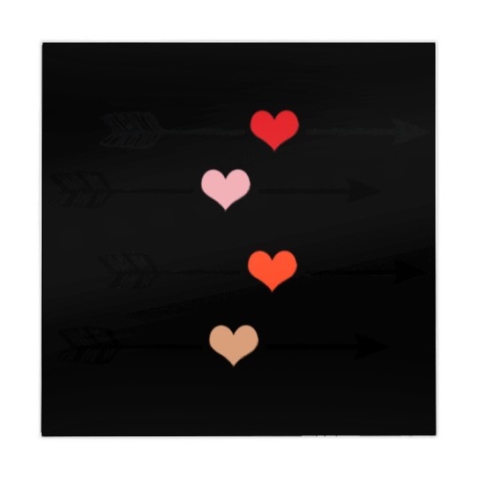 Valentine s Day Cupid Arrow Hearts Mahjong Mats