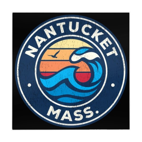 Nantucket Massachusetts Ma Nautical Waves Mahjong Mats