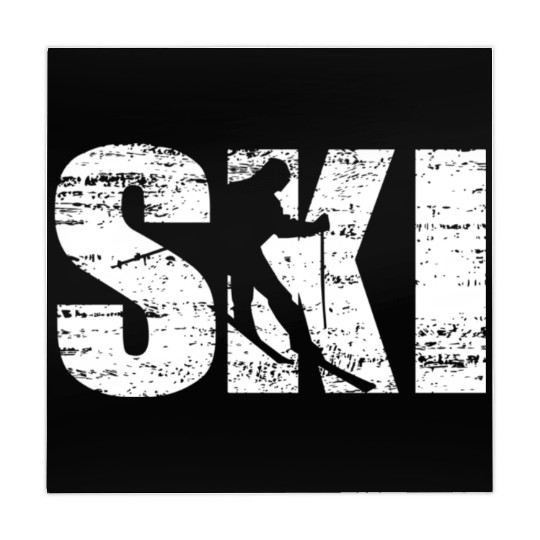 Distressed Skiing For Skiers Mahjong Mats