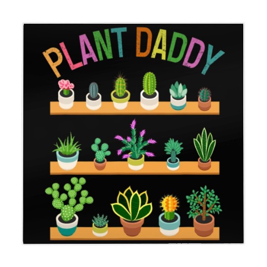 Plant Daddy Succulents Dad Gardener Gardening Mahjong Mats