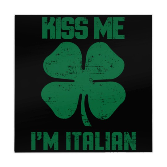 Kiss Me Im Italian St Patric Day Mahjong Mats