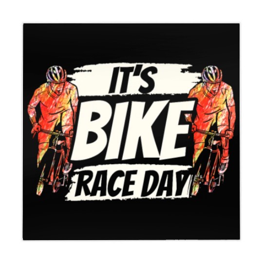 It's Bike Race Day Racer Racing Bicycle Cycling Mahjong Mats
