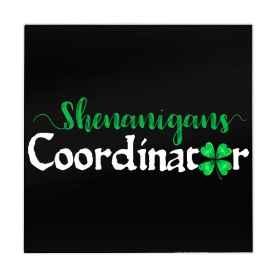 Shenanigans Coordinator Shamrocks St Patricks Day Mahjong Mats