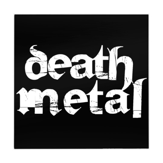 death metal logo design Mahjong Mats
