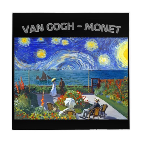 Starry Night Garden At Sainte Adresse Impressionis Mahjong Mats