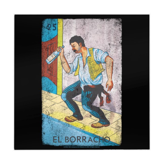 Loteria El Borracho Colorful Tarot Card Mahjong Mats