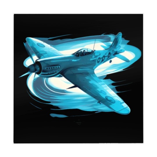 Spitfire Airplane Vintage Pilot Aviator Military Mahjong Mats