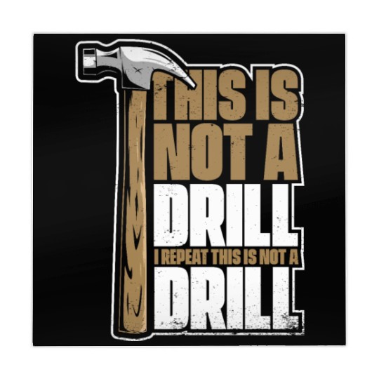 This Is Not A Drill Cabinetmaker Woodturner Mahjong Mats