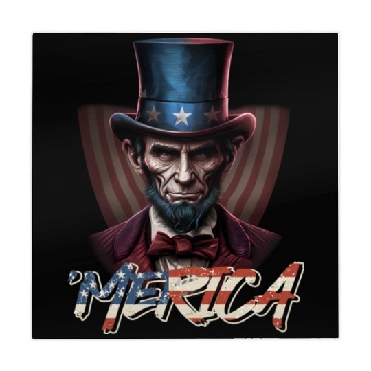 Merica Lincoln Independence Day Party 4th July Mahjong Mats