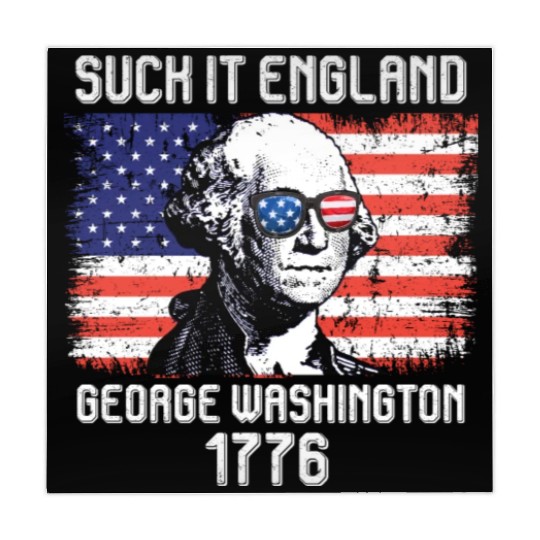 Suck it England George Washington 1776 USA Mahjong Mats