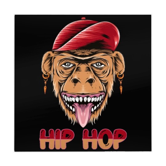 Hip hop monkey head Mahjong Mats