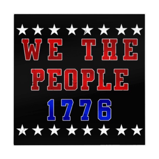 We the people 1776 Independence Day Party USA Mahjong Mats