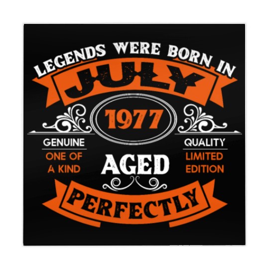 Legends Were Born In July 1977 Birthday Mahjong Mats