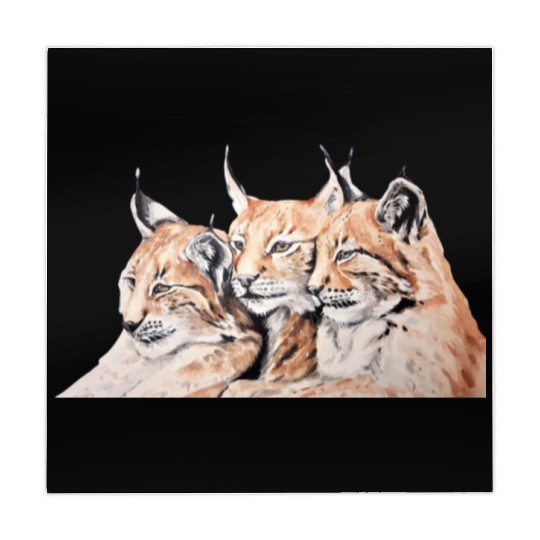 Design of lion cubs, king of the forest Mahjong Mats