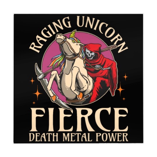 Goth Rock Satan Unicorn Festivals Death Metal Mahjong Mats