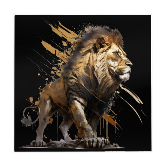 Lion walking, lion Mahjong Mats