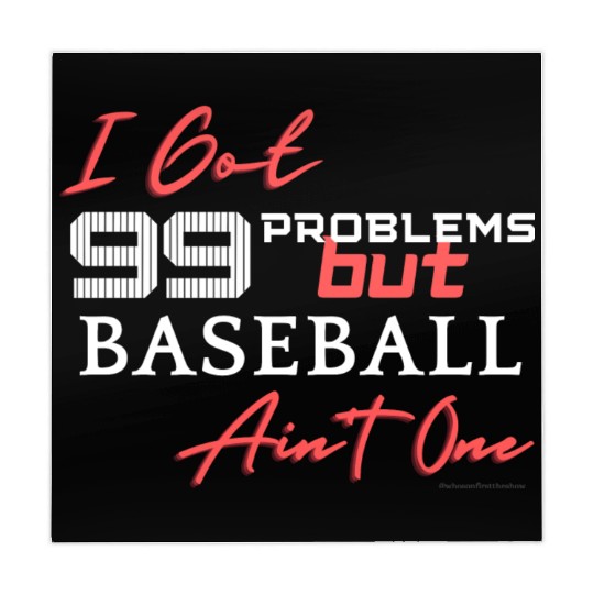 99 Problems But Baseball Ain't One Mahjong Mats