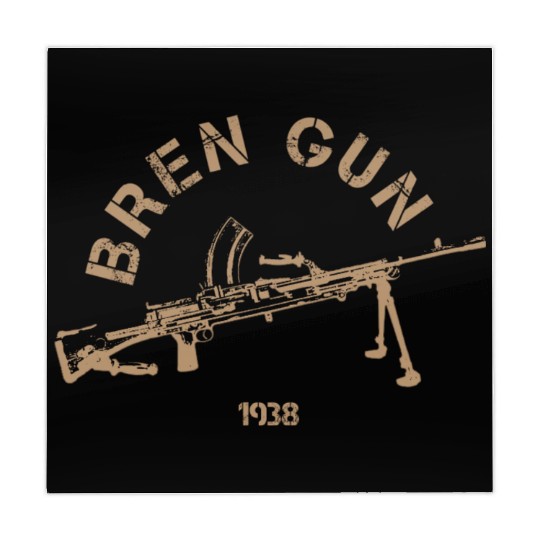 Bren Light Machine Gun | World War 2 Weapon Mahjong Mats
