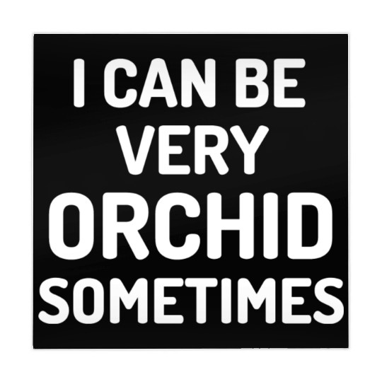 Orchid Gardening Funny Plant Lover Mahjong Mats