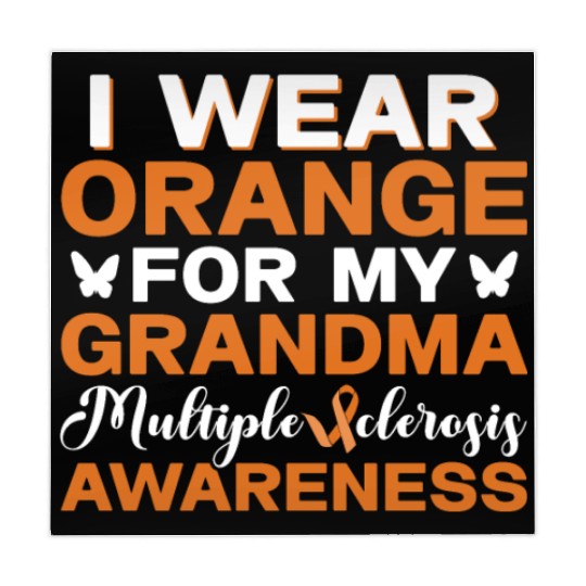 I Wear Orange For My Grandma Multiples Sclerosis Mahjong Mats