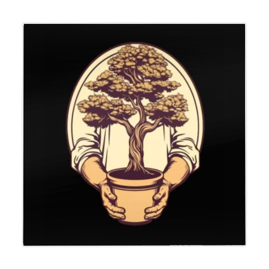 Bonsai Japanese Tree Gardener Gardening Mahjong Mats