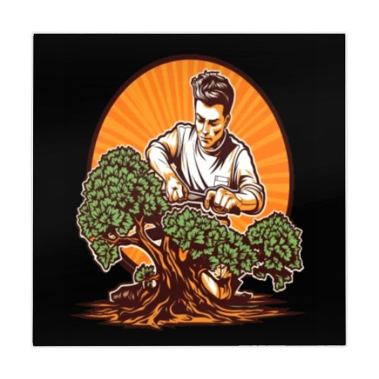 Bonsai Japanese Tree Gardening Gardener Pruning Mahjong Mats