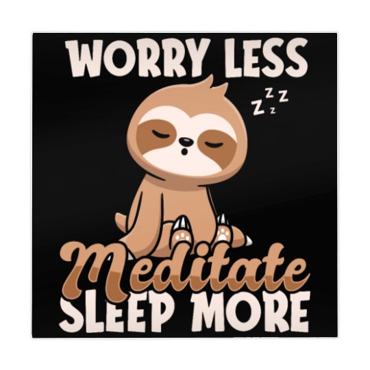 Sloth Lazy Sloth Yoga Mahjong Mats