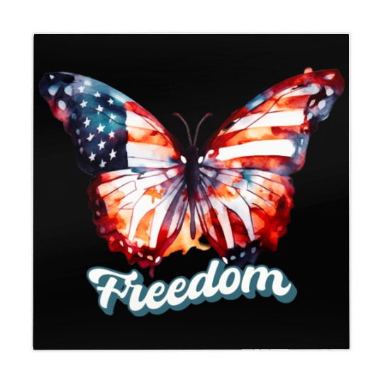 Freedom Butterfly: Celebrating 4th of July Mahjong Mats