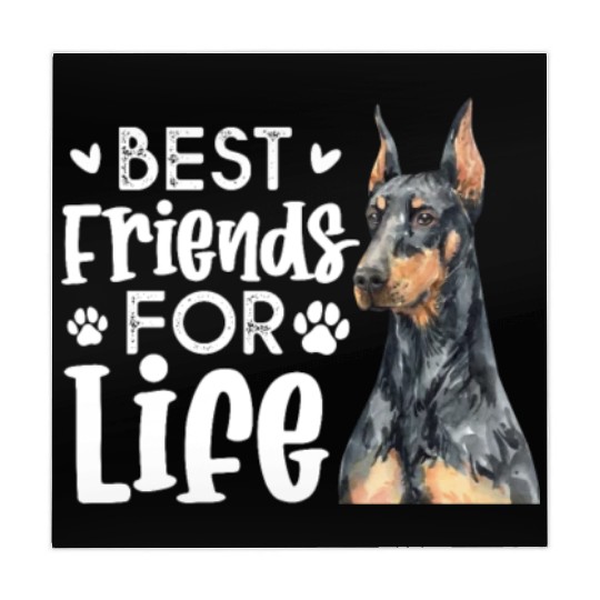 Best Friends For Life Doberman Pinscher Mahjong Mats
