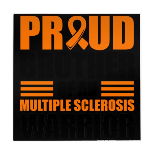 Proud Brother Of An Multiple Sclerosis Awareness Mahjong Mats