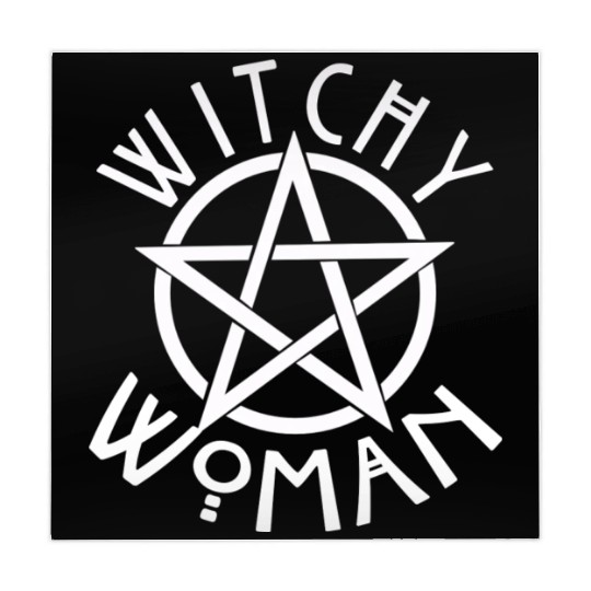 WITCHY WOMAN WITH STAR AND CIRCLE green Mahjong Mats