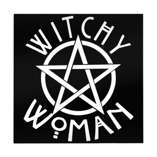 WITCHY WOMAN WITH STAR AND CIRCLE green Mahjong Mats