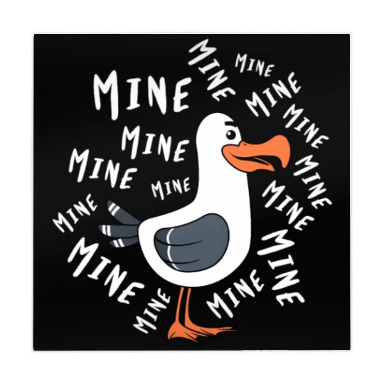 Mine Mine Mine Seagull Bird Beach Chicken Mahjong Mats