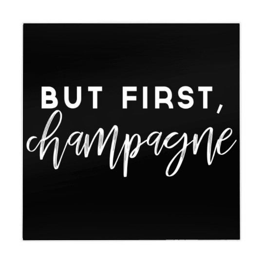 But First Champagne Wine Mahjong Mats