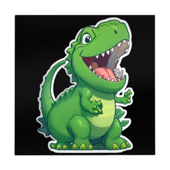 Green Dinosaur Mahjong Mats