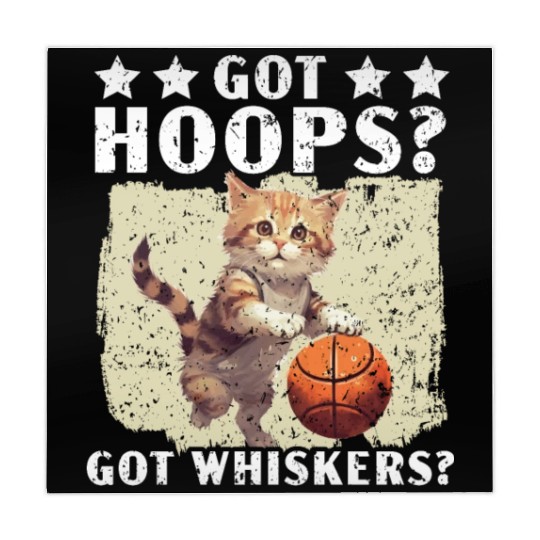 Basketball Cat Basketball Player I Love Basketball Mahjong Mats