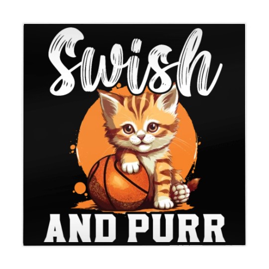 Basketball Cat Basketball Player I Love Basketball Mahjong Mats