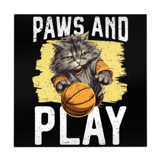Basketball Cat Basketball Player I Love Basketball Mahjong Mats