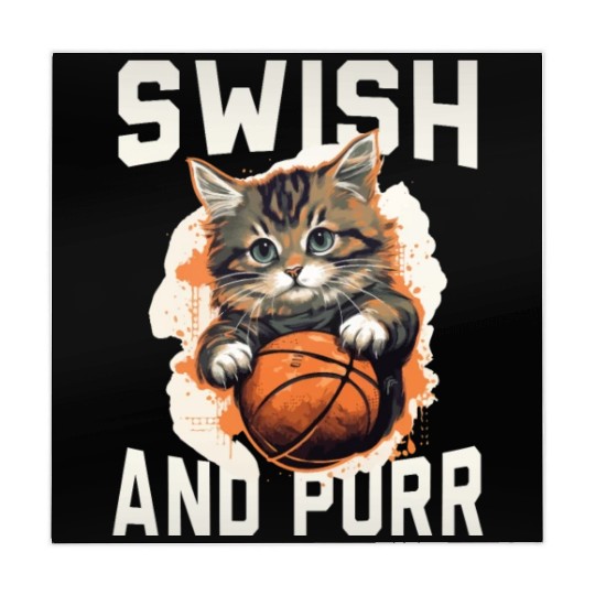 Basketball Cat Basketball Player I Love Basketball Mahjong Mats