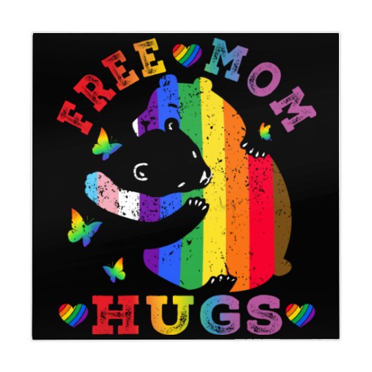Gay LGBT Pride Mama Bear For Women Free Mom Hugs Mahjong Mats